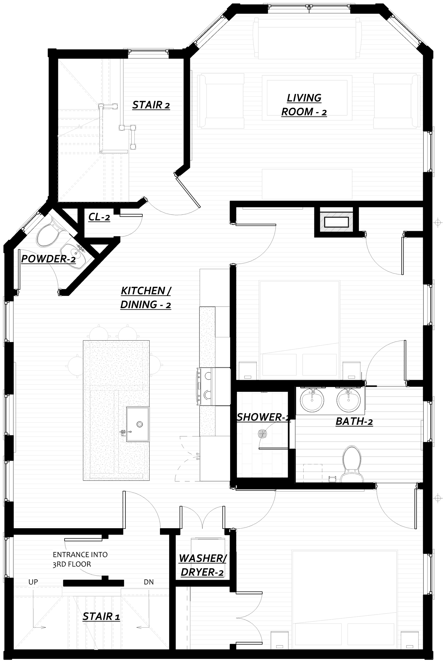 Floor plan, Residence Two