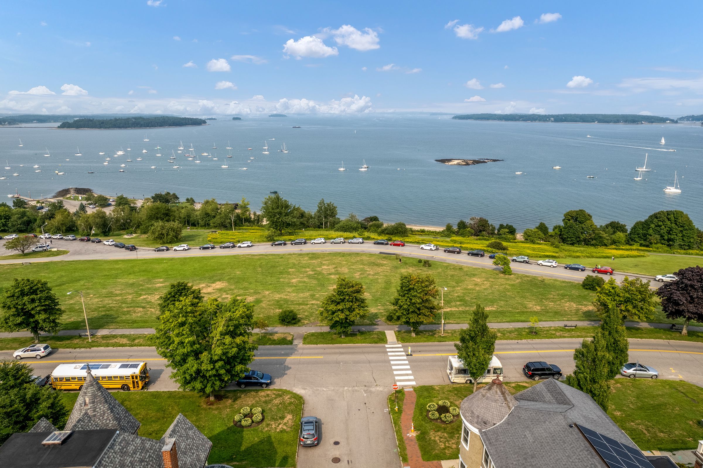 The Eastern Promenade and Casco Bay, Portland, Maine